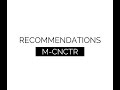Mcnctr recommendations