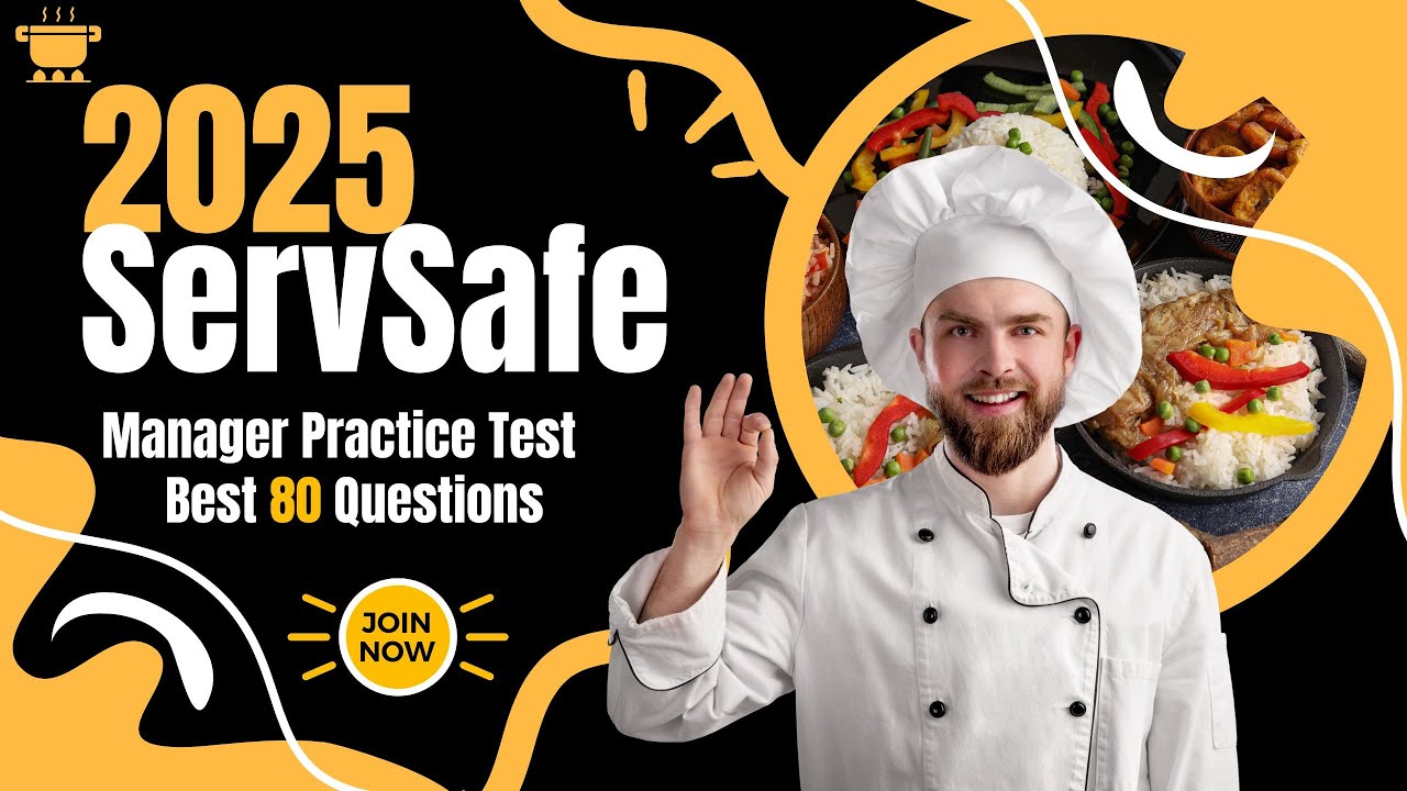 2025 ServSafe Manager Practice Test | Best 80 Questions