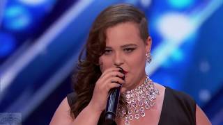 America's Got Talent 2017 | Joli Mayor Singer Gets Called Out by Simon | Full Audition S12E01