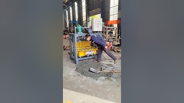 QTJ4-40 electricity concrete block making machine #machine