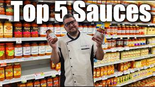 My top 5 favorite Tomato Sauces at the grocery store! Plus a Chef's tip to choose a good one
