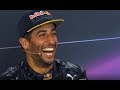 Daniel Ricciardo being the funniest F1 driver for 5 minutes straight.