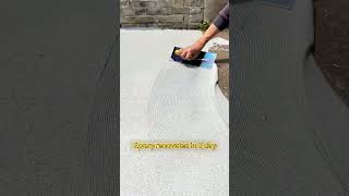 Magical epoxy colored sand coating, the savior of flooring.#epoxyresin #floorpaint #decoration