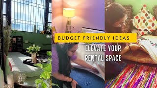 How To Organize and Decorate Rental Home In Budget || Rental Friendly MAKEOVER Ideas in BUDGET