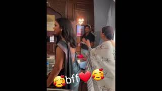 ulka gupta surprises sumbul touqeer on her set |#sumbultouqueer   #ulkagupta |#trending #viral #bff