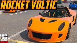 Веселая гонка на Rocket Voltic в ГТА 5 Онлайн! Машина-ракета #221