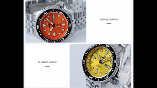 Heimdallr Watch Store Sale | Colorful SKX007 Homage Dive Watch