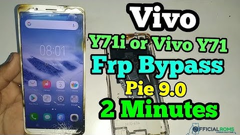 Vivo Y71i 1801 Hard reset Remove Pattern, Pin,Password Without Any Box 2023