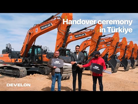 Delivering DEVELON excavators to customer in Türkiye!