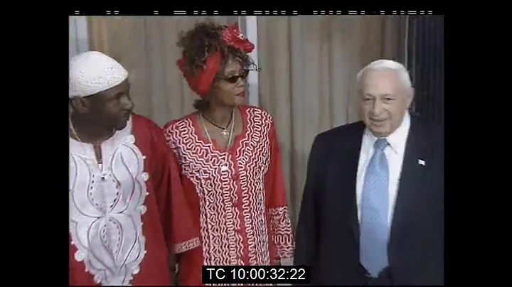 Whitney Houston & Bobby Brown in Israel | Meet PM ...