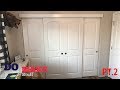 DIY Sliding Closet Doors Part 2 - Easy DIY