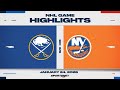 NHL Highlights | Sabres vs. Islanders - January 24, 2026