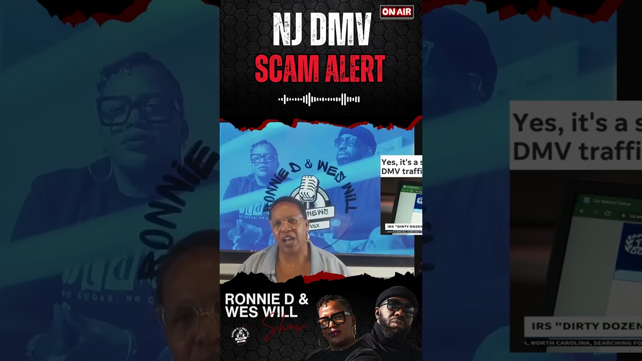SCAM ALERT: FAKE DMV TEXTS 🚨New Jersey drivers, beware!