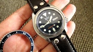 How to Remove Bezel from SEIKO SKX Watch  How to Fix Stuck Bezel