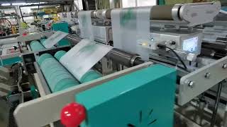 Queensense high speed t shirt bag making machine