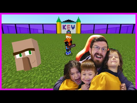 Vi byggede de første huse i vores KEV Village og byggede en mur fra portalen! (Minecraft)