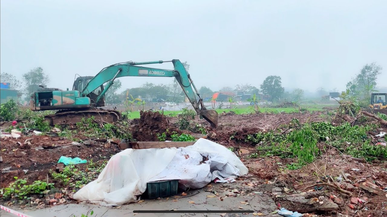 Hồ điều hoà phú đô đang gấp rút thi công 