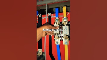 200Amp hrc fuse #electrical #diy #electrician #experiment #electronic #youtube #video #viral