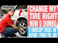 r/Revenge - BERATE ME WHEN I OFFER TO CHANGE UR FLAT TIRE? FLAT ONES GOES BACK IN!