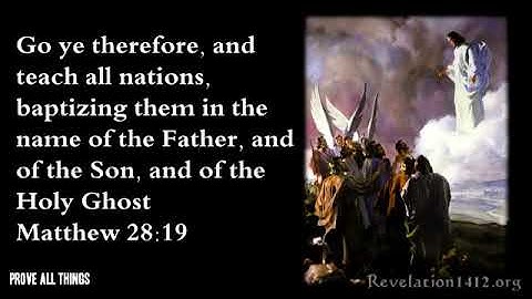 Matthew  28:19 _Trinity  ?   -  Nader Mansour