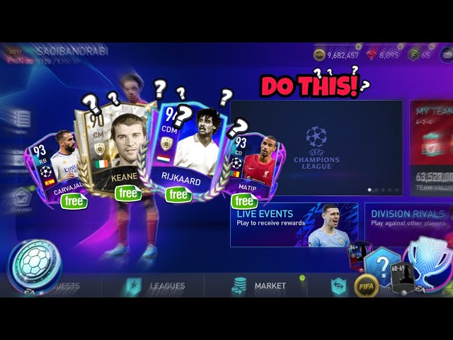 CHUVA DE 93 FREE🔥 EXPLICAÇÃO NOVO EVENTO CHAMPIONS LEAGUE NO FIFA MOBILE  22 