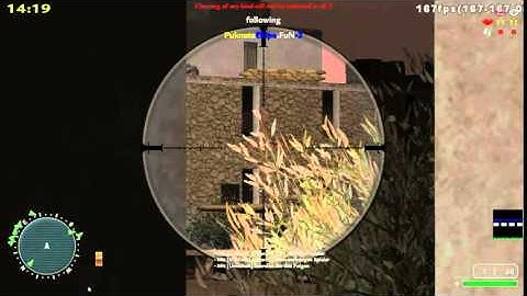 COD2 Sniper server player with wallhack