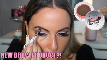 *NEW* Benefit POWmade Waterproof Brow Pomade REVIEW!!! OMGG