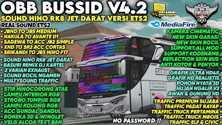 UPDATE OBB BUSSID V4.2 😱 SOUND HINO RK8 JET DARAT VERSI ETS2 | Real Sound Ets2 Full Basuri | Bussid