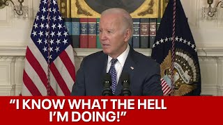 President Biden lashes out at counsel report over alleged memory loss