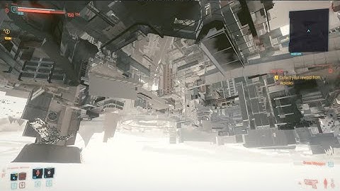 cyberpunk glitch falling through map