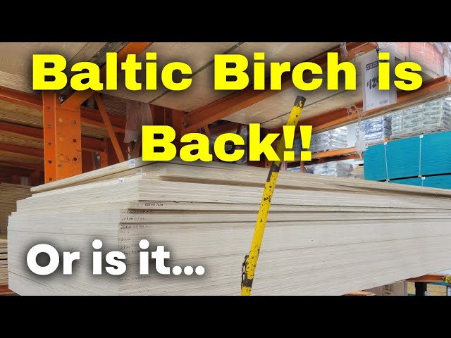 Baltic Birch Plywood, Choose Thickness - Rockler
