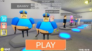 LIVE | PLAYING AS All Barry CHARACTERS And USING GADGETS  [NEW] ROBLOX BARRY'S PRISON RUN V2 (OBBY)