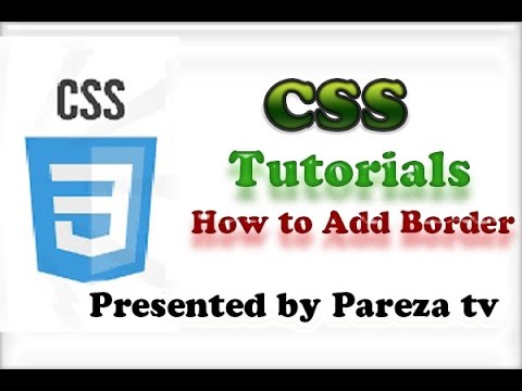 CSS Tutorial for Beginners - 06 - How to Add Border around heading-Urdu-Hindi
