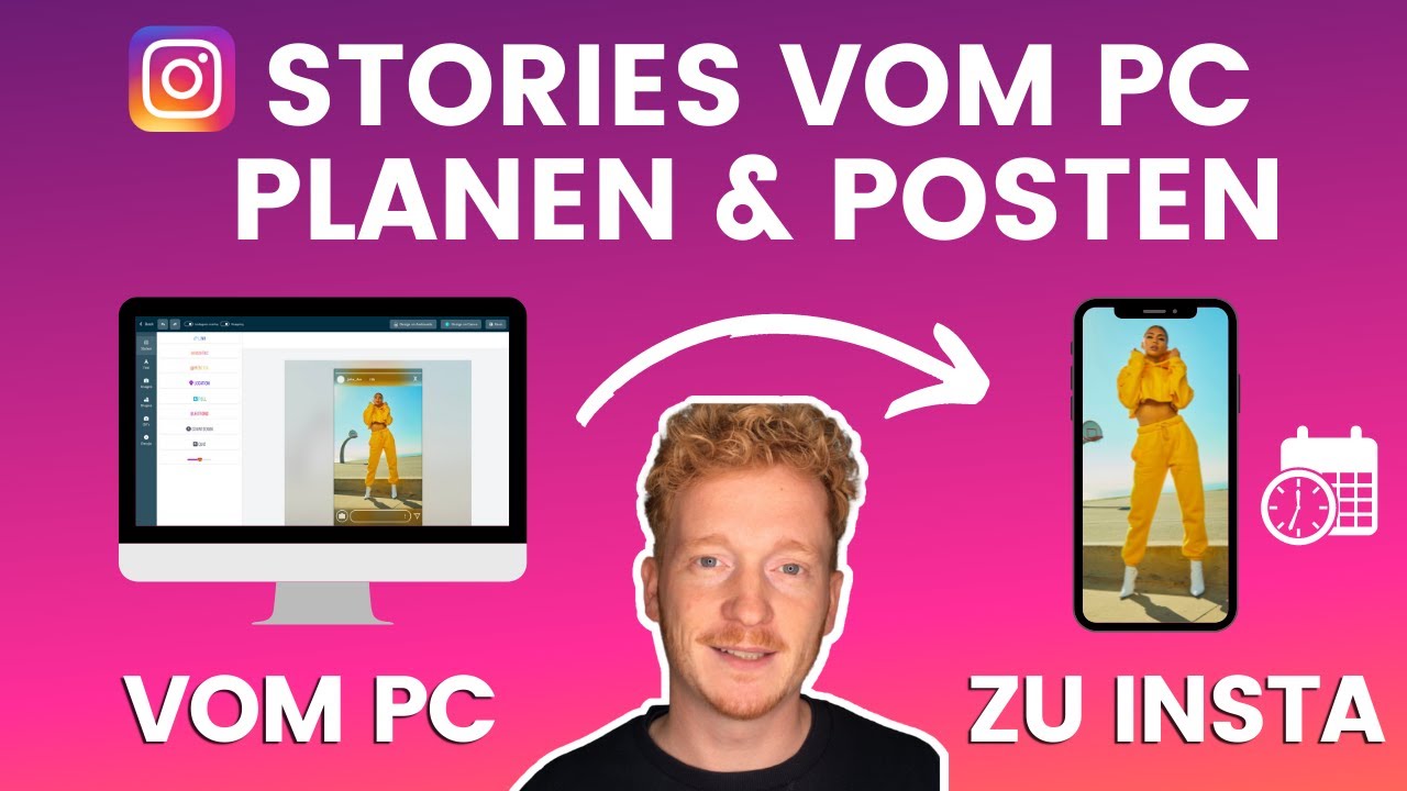 Update Instagram Stories am PC erstellen und planen mit Storrito 🖥️
