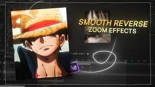 Viral Smooth reverse zoom effects tutorial on after effects ✨