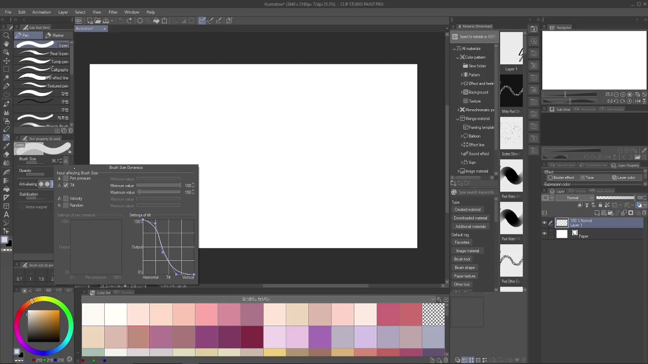 How To Turn Off Pen Pressure (Clip Studio Paint)