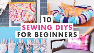 Break out your sewing kit this weekend and get started on these 10
projects that are perfect for any skill level. check five tips: ht...