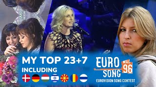 Eurovision 1996 - My Top 23 7 (Including Eliminated Songs)