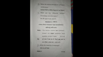 Knowledge,Language and Curriculum//B.Ed.//CCSU,Meerut