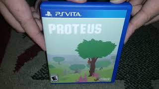 Nostalgamer Unboxing Proteus On Sony PlayStation Vita PSV Limited Run Games Region Free