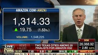 Governor Abbott on Varney & Co. To Discuss Amazon's HQ2