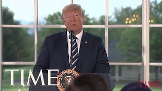 President Trump Says GDP Growth Next Quarter Could Be 'In The 5s' | TIME