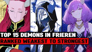 ALL 15 Named Demons in Frieren RANKED & EXPLAINED