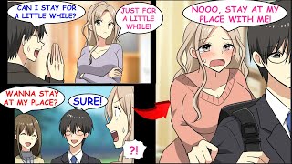 Lost My Home, and was Living with My Childhood Friend, but When I Decided to Leave…[Manga Dub]RomCom