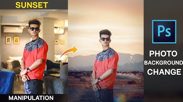 Photoshop Realistic And Complete Photo Manipulation Tutorial / Sunset photo editing - by Amit editz