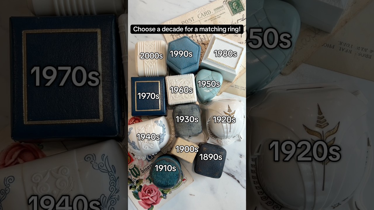 A century of ring styles, which is your favorite? 