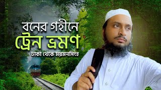 গহীন বনে ট্রেন ভ্রমণ | বাংলাদেশের সবচেয়ে সুন্দর রেলপথ | Dhaka-Mymensingh Railway tour