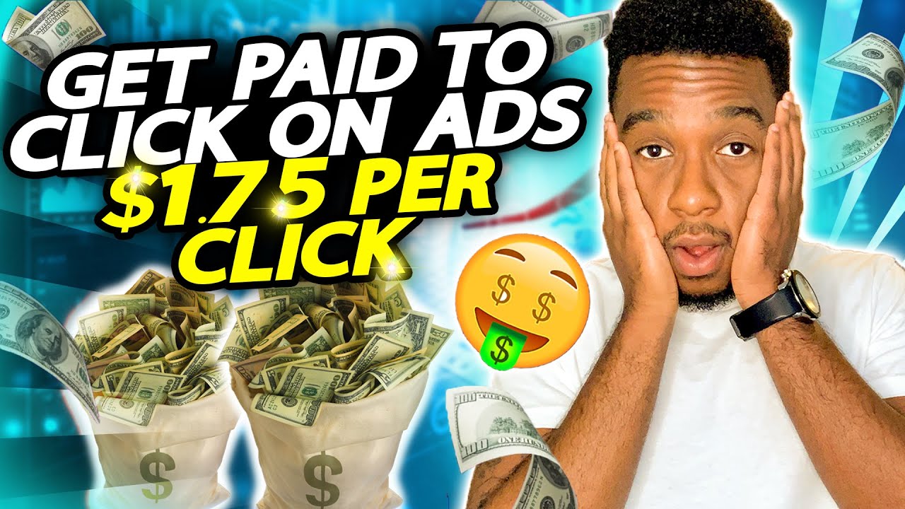 Get Paid to Click On Ads   1 75 Per Click  - FREE Make Money Online  Worldwide