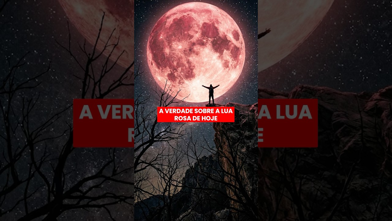 🌕 O ESPETÁCULO DA LUA ROSA! Já imaginou isso? Neste 1º de abril, o céu te convida para um show real