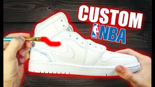 CUSTOM NBA Jordan 1's - Jordan Vincent